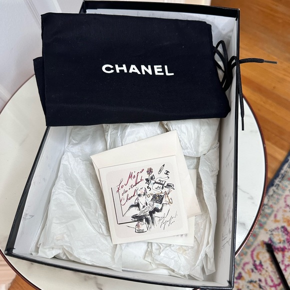 Chanel rhinestone y2k vintage sandals 39.5 new box - Picture 9 of 11
